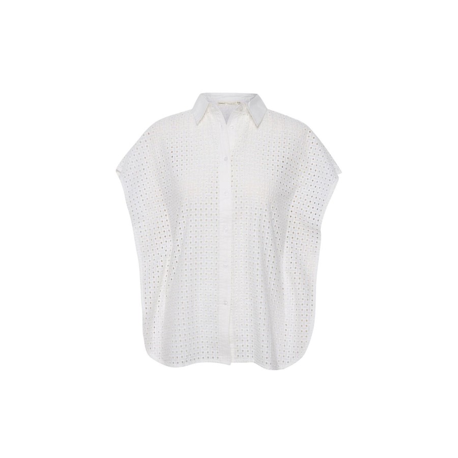 Dame InWear Skjorter & Bluser | Eirenaiw Shirt, Whisper White