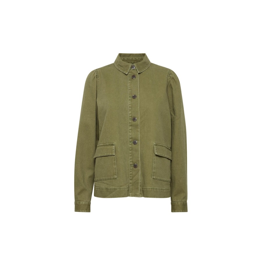 Dame Atelier Rêve Overtoj | Irkassandra Jacket, Olive Branch