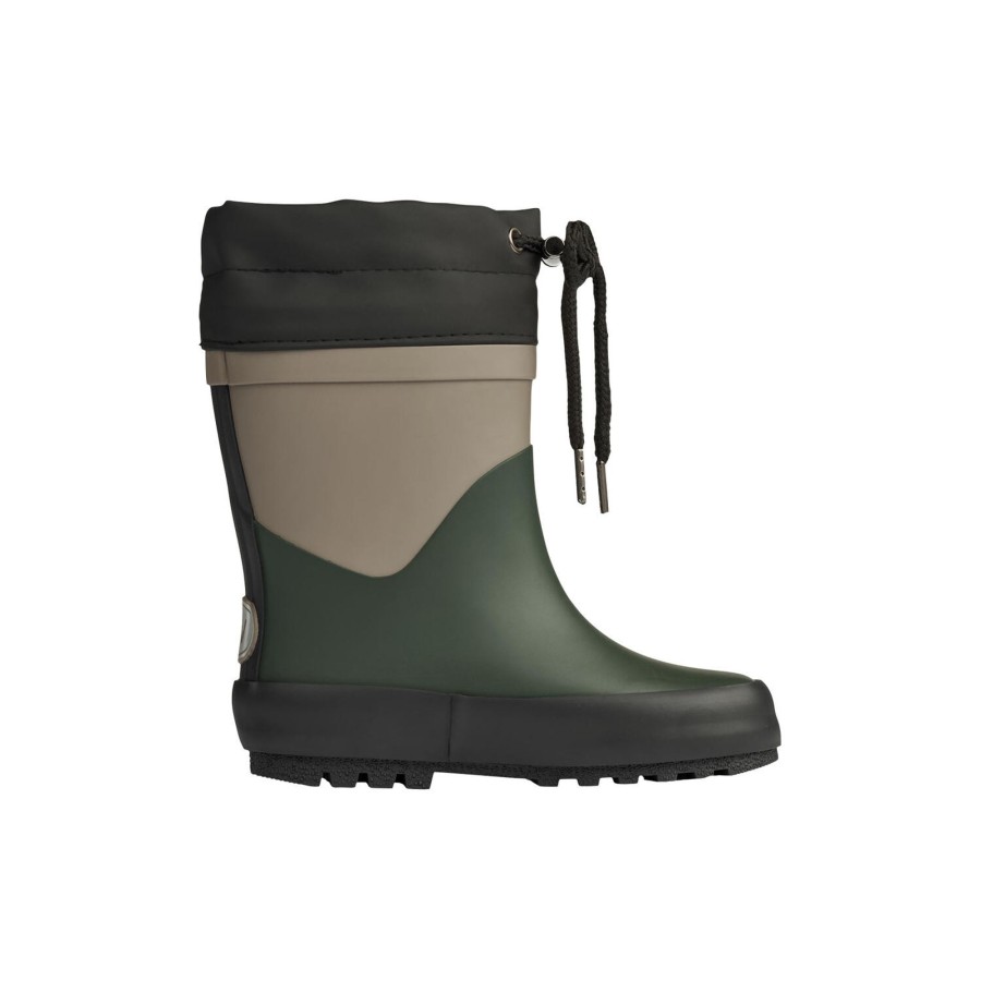 Born Wheat Gummistovler | Thermo Rubber Boot Solid, 4097 Deep Forest