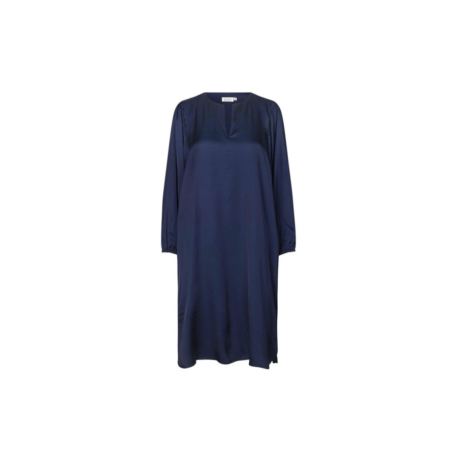 Dame Masai Kjoler | Nasrin Dress, Maritime Blue