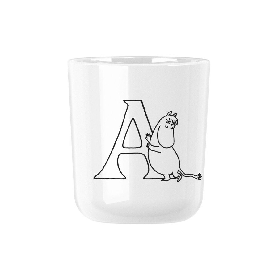 Born RIG-TIG Spiseudstyr | Moomin Abc Kop A, Moomin White