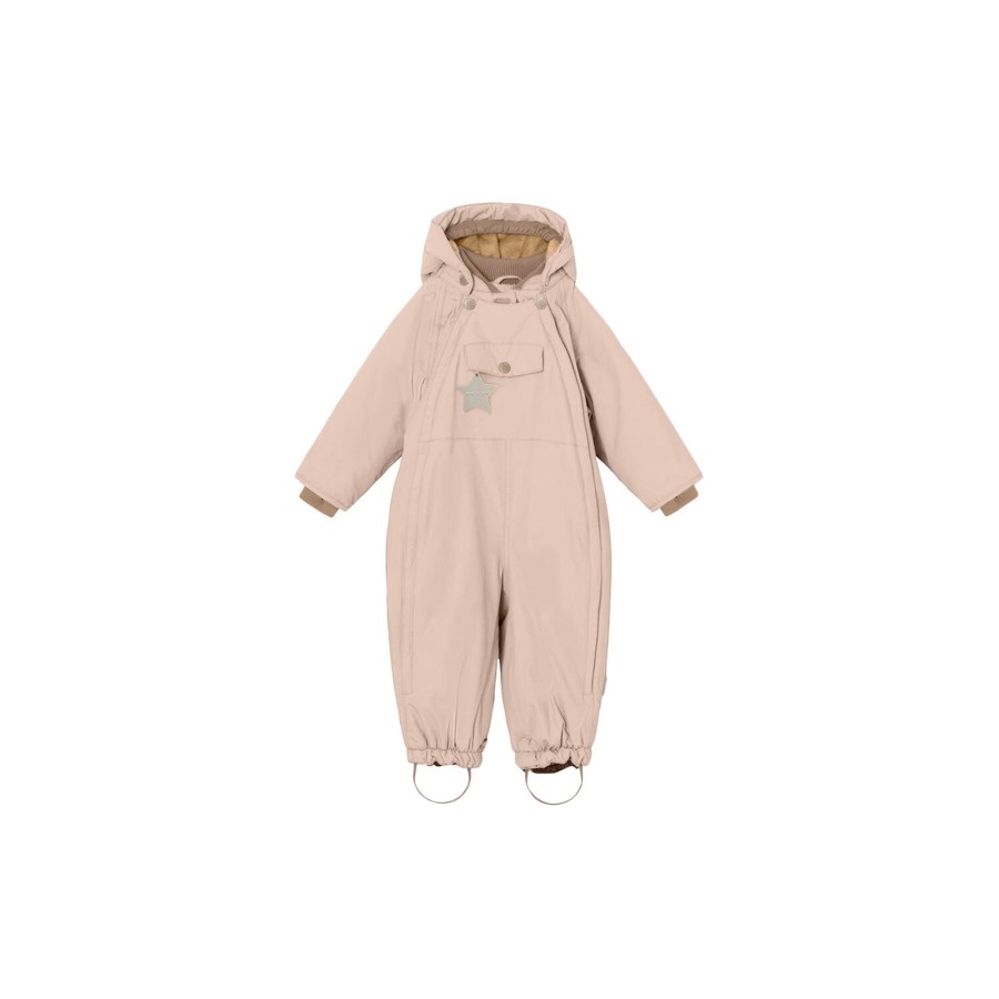 Born Mini A Ture Overtoj | Wisti Fleeceforet Flyverdragt Grs, Rose Dust