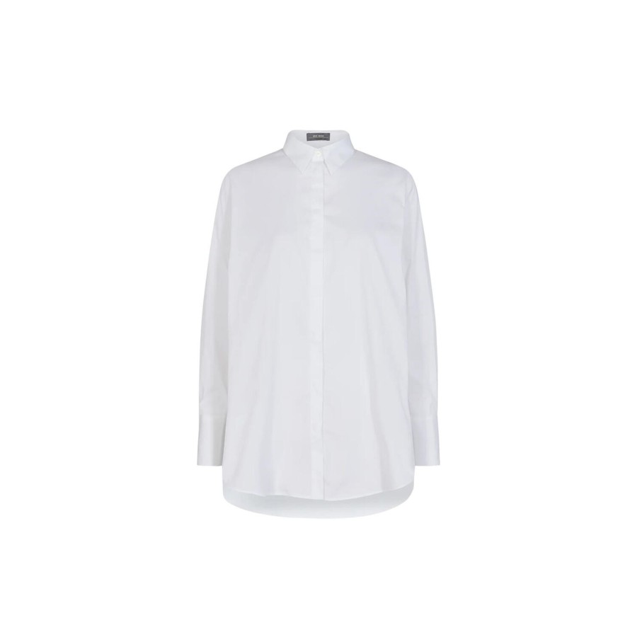 Dame MOS MOSH Skjorter & Bluser | Mmenola Shirt, White