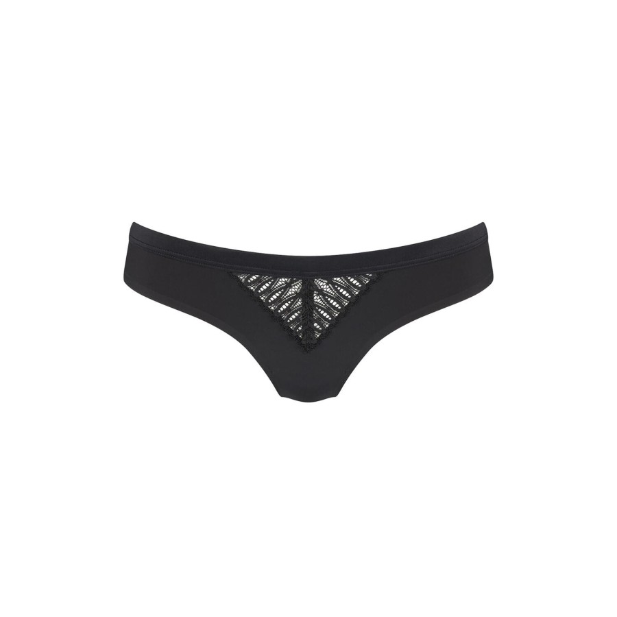 Dame Triumph Lingeri & Badetoj | Aura Spotlight Brazilian Trusse, Black