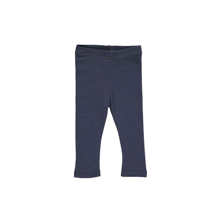 Born Müsli by Green Cotton Bukser & Leggings | Woolly Leggings, Night Blue