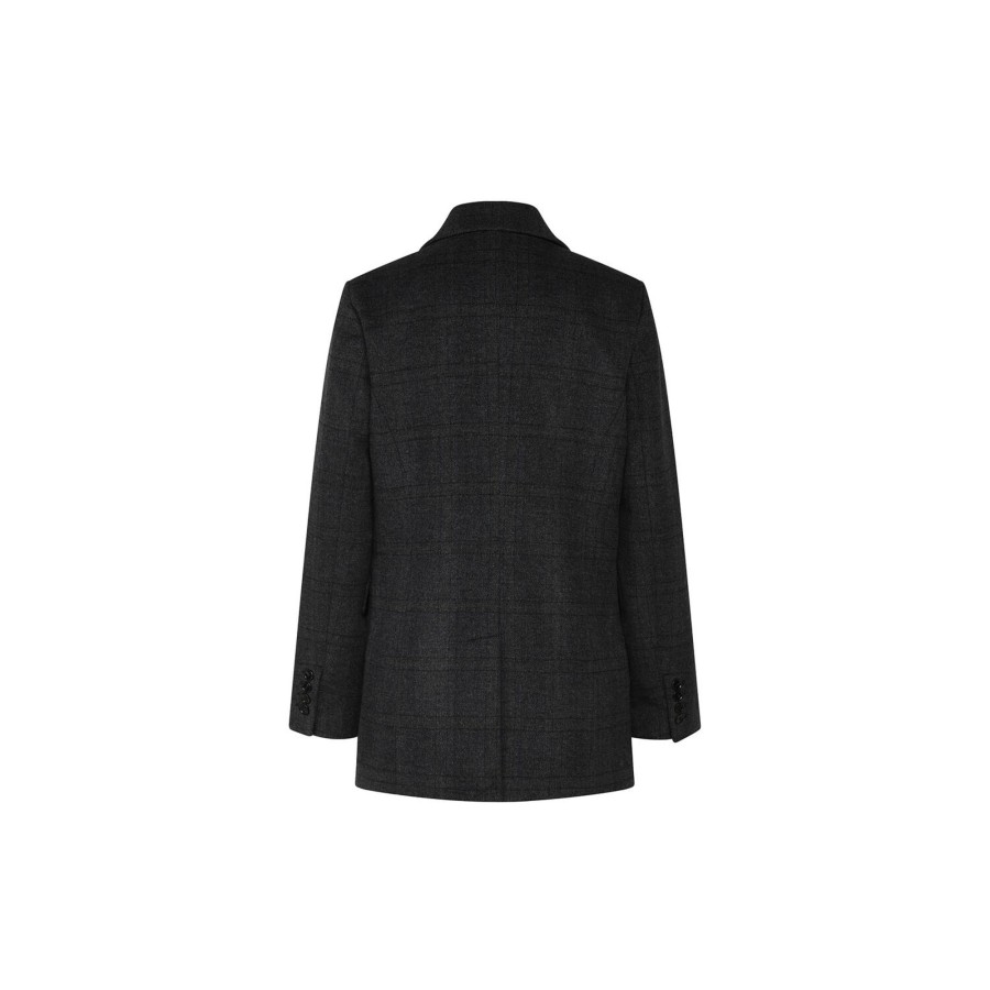 Dame Bruuns Bazaar Blazere & Veste | Echium Fria Blazer, Grey Check