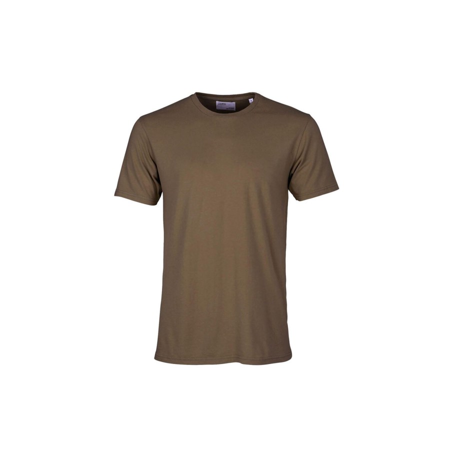 Herre Colorful Standard T-Shirts | Classic Organic Tee, Cedar Brown