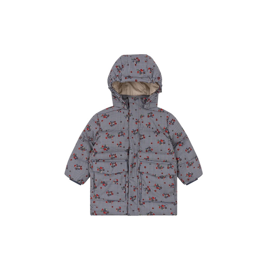 Born Konges Sløjd Overtoj | Nutti Down Jacket, Blossom Check