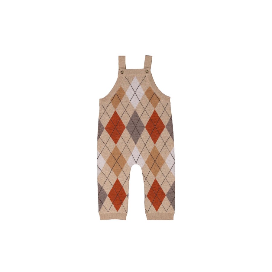 Born MarMar Copenhagen Bukser & Leggings | Rui Bukser, Dark Beige Argyle