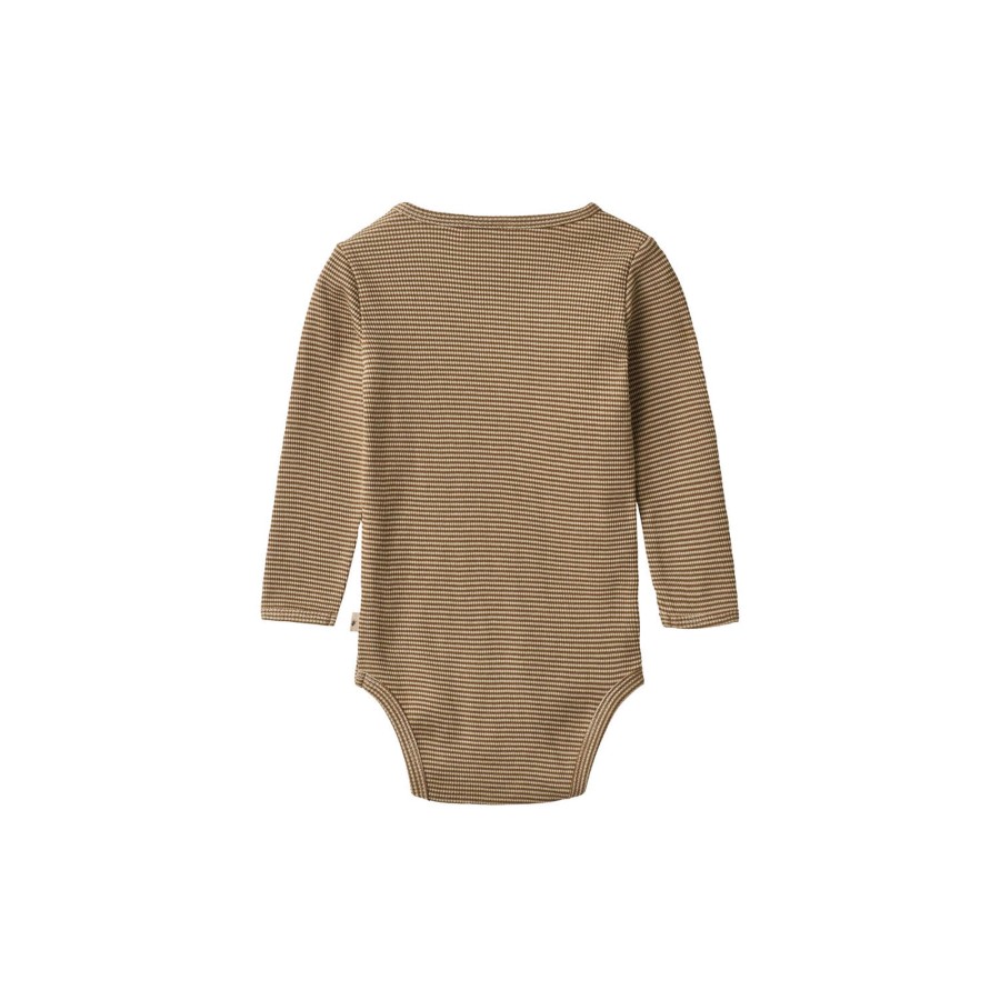 Born Wheat Bodyer | Body Berti, 3238 Beige Rib Stripe