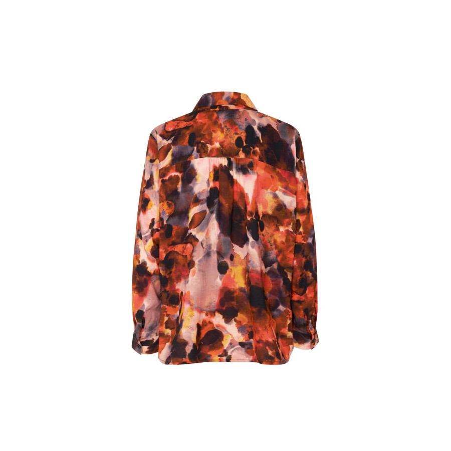 Dame Masai Skjorter & Bluser | Isela Shirt, Spicy Orange