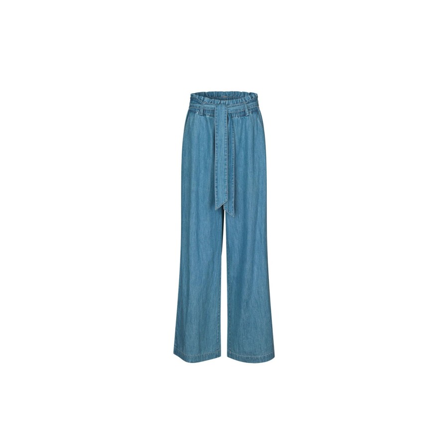 Dame Lollys Laundry Bukser | Vicky Pants, Light Blue