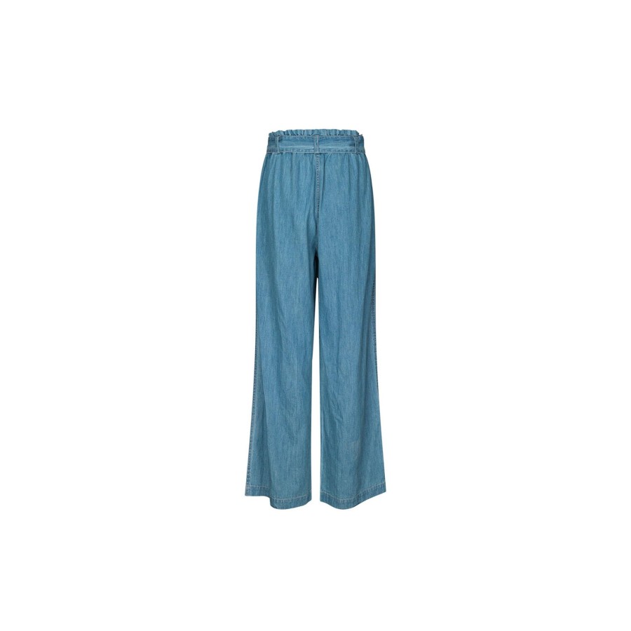 Dame Lollys Laundry Bukser | Vicky Pants, Light Blue