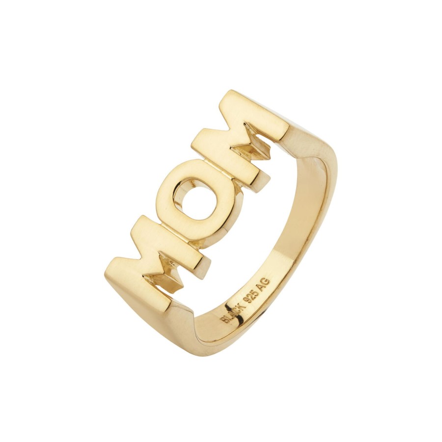 Dame Maria Black Ringe | Mom Ring