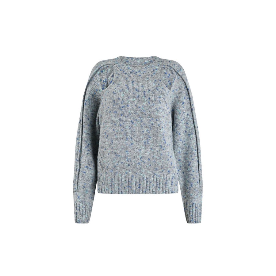 Dame Sofie Schnoor Strik | Sweater, Blue