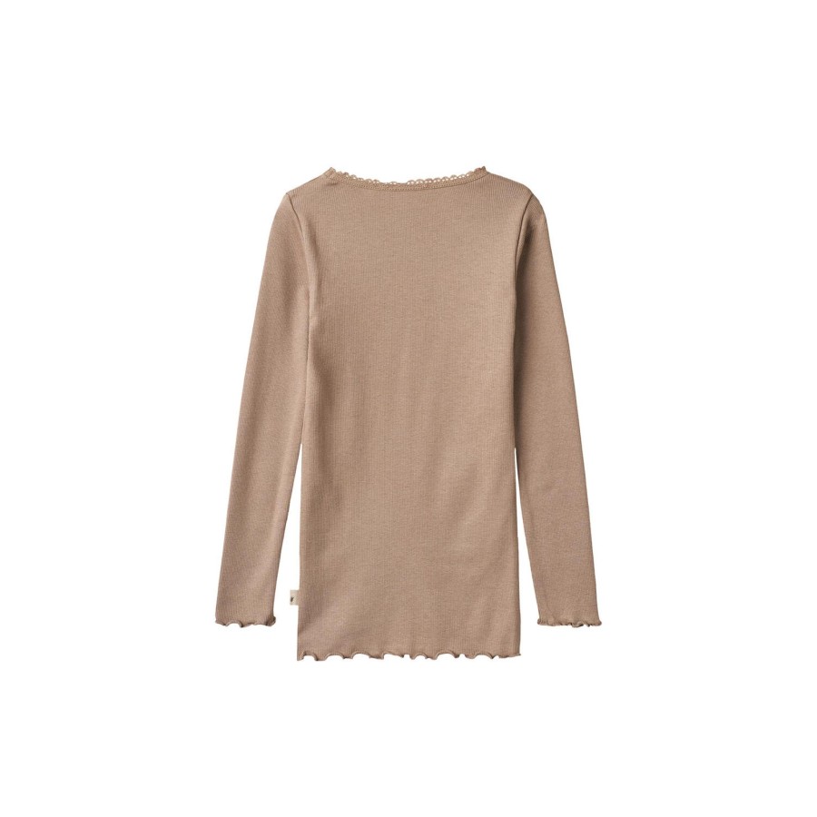 Born Wheat Bluser & Skjorter | Rib T-Shirt Reese, 3006 Soft Brown