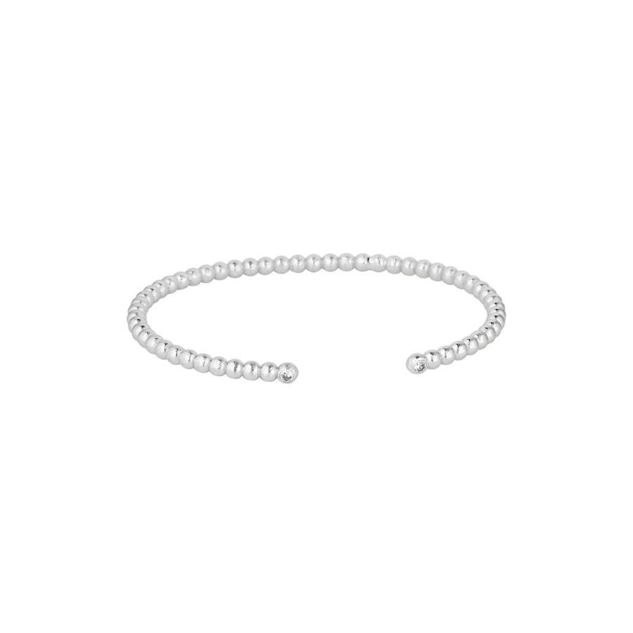 Dame Pure by Nat Armband | Armring Med Zirkoner, Solv