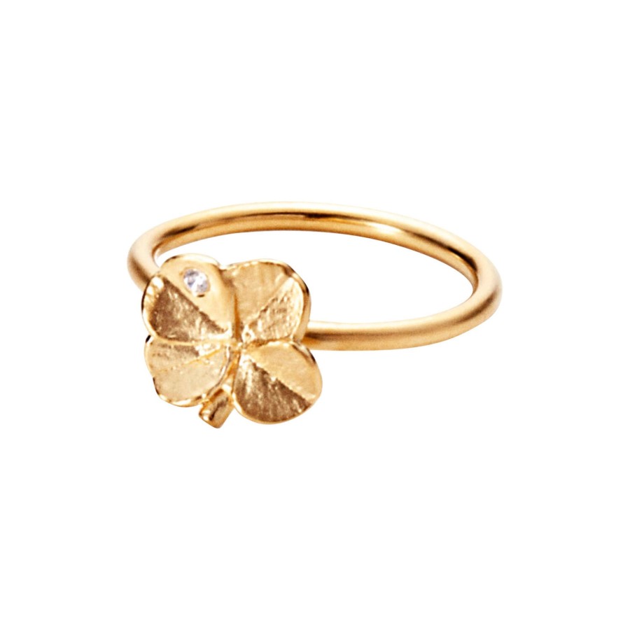 Dame Flora Danica Jewellery Ringe | Firklover Ring, Forgyldt