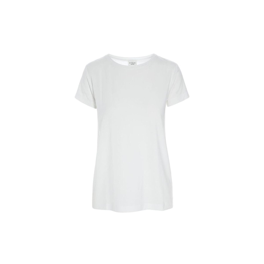 Dame BITTE KAI RAND Toppe & T-Shirts | Atlas Jersey T-Shirt, White