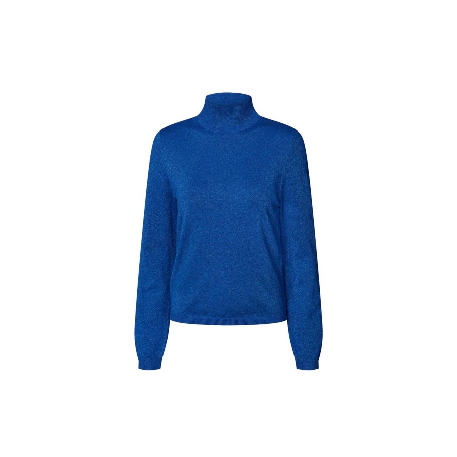 Dame Lollys Laundry Strik | Beaumont Jumper, Neon Blue