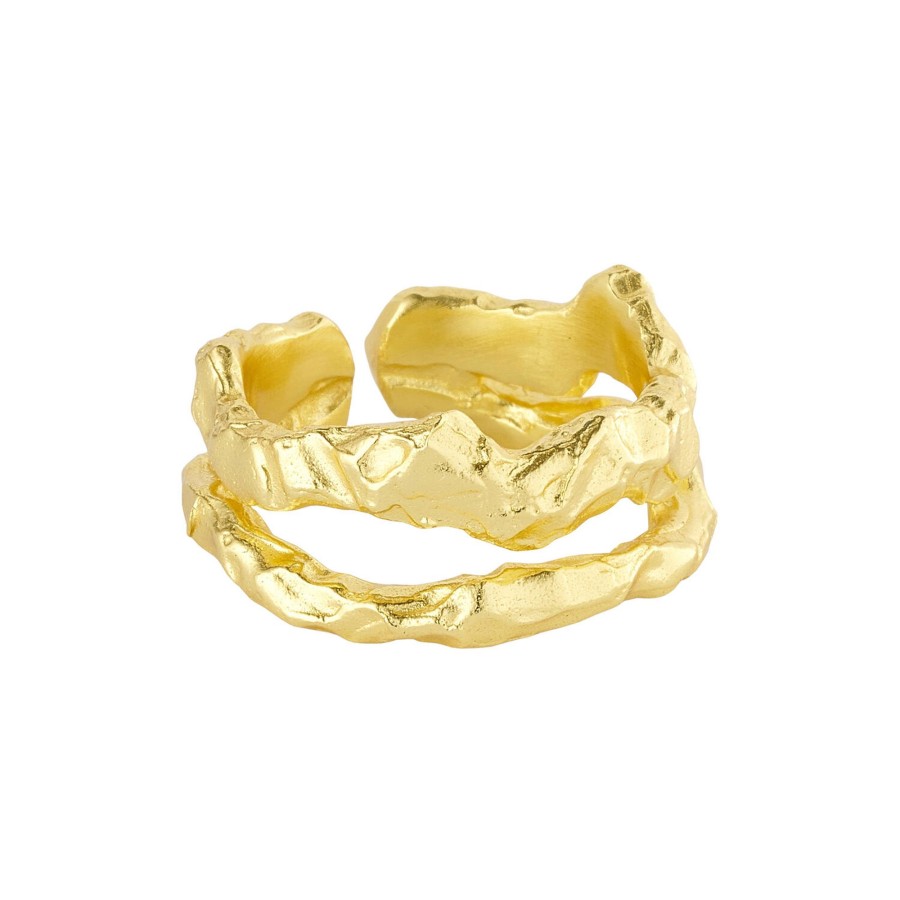 Dame Pure by Nat Ringe | Ring Dobbelt, Guld