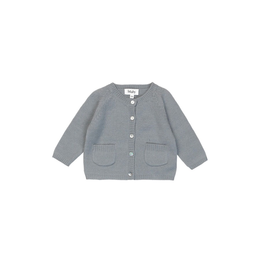 Born Lalaby Strik & Cardigans | Bobbie Cardigan Baby, Dove