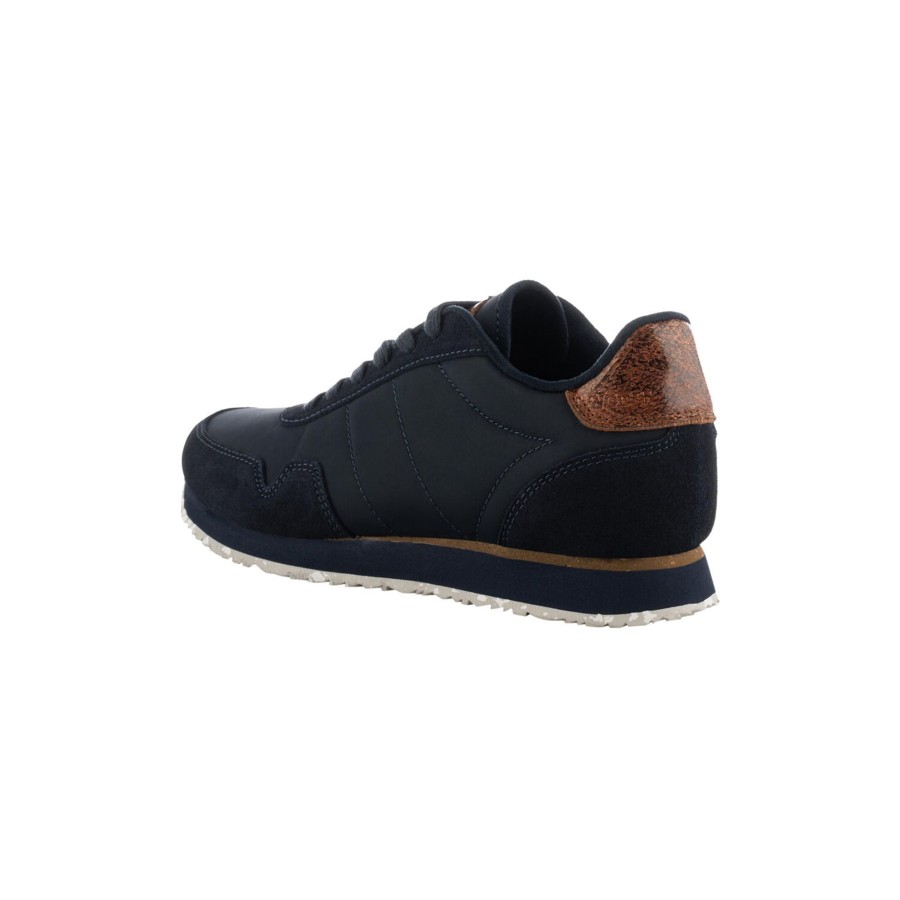 Dame WODEN Flade Sko & Sneakers | Nora Iii Leather Sneakers, Dark Navy