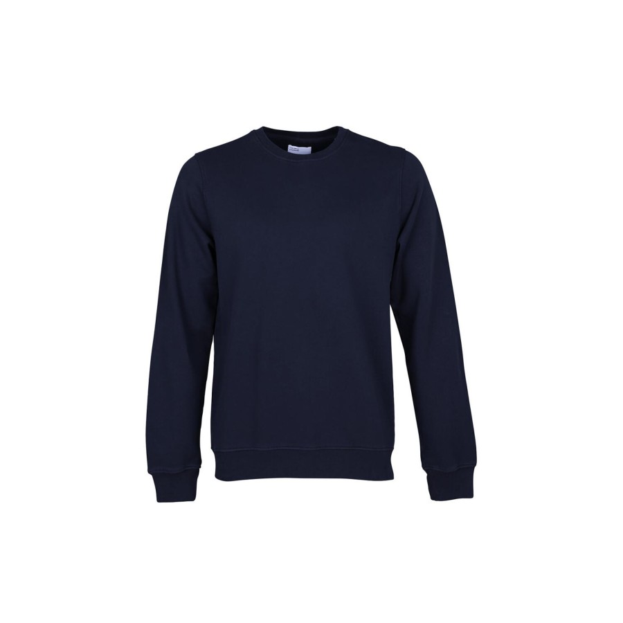 Herre Colorful Standard Sweatshirts & Sweatpants | Classic Organic Crew, Navy Blue