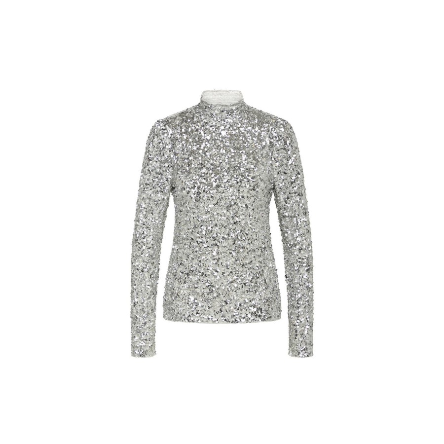 Dame Bruuns Bazaar Skjorter & Bluser | Garget Hanni Blouse, Silver