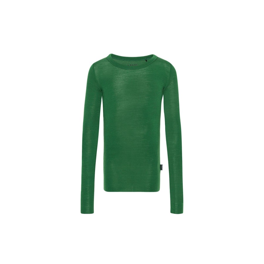 Born Molo T-Shirts & Toppe | Rihanna Wool T-Shirt, Woodland Green