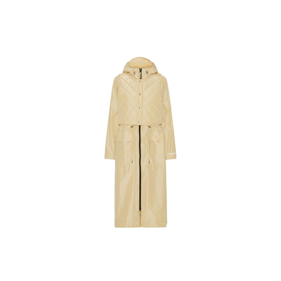 Dame Ilse Jacobsen Hornbæk Overtoj | Functional Raincoat, Beige