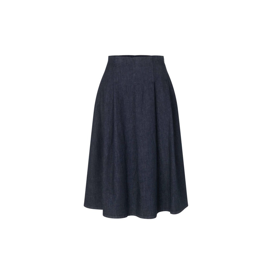 Dame Masai Nederdele | Sabin Skirt, Dark Denim