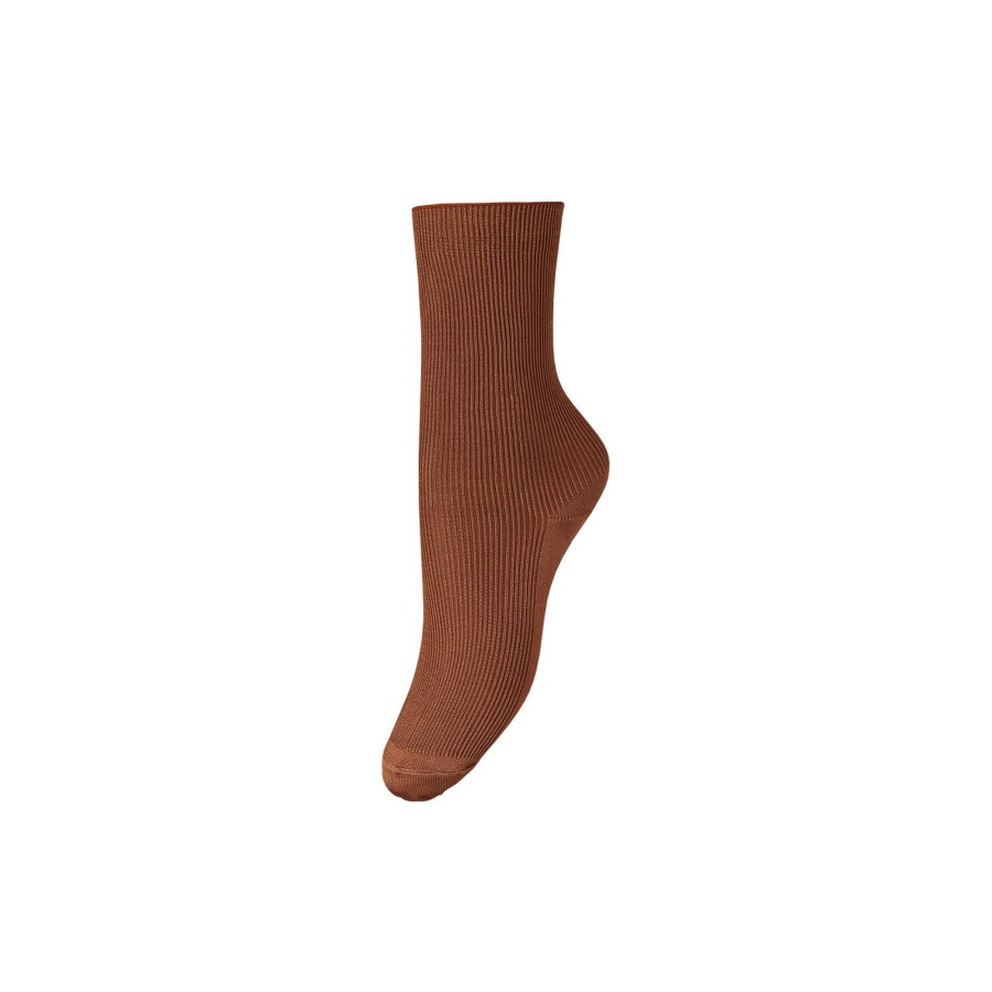 Dame Becksöndergaard Stromper | Alma Solid Sock, Hazel