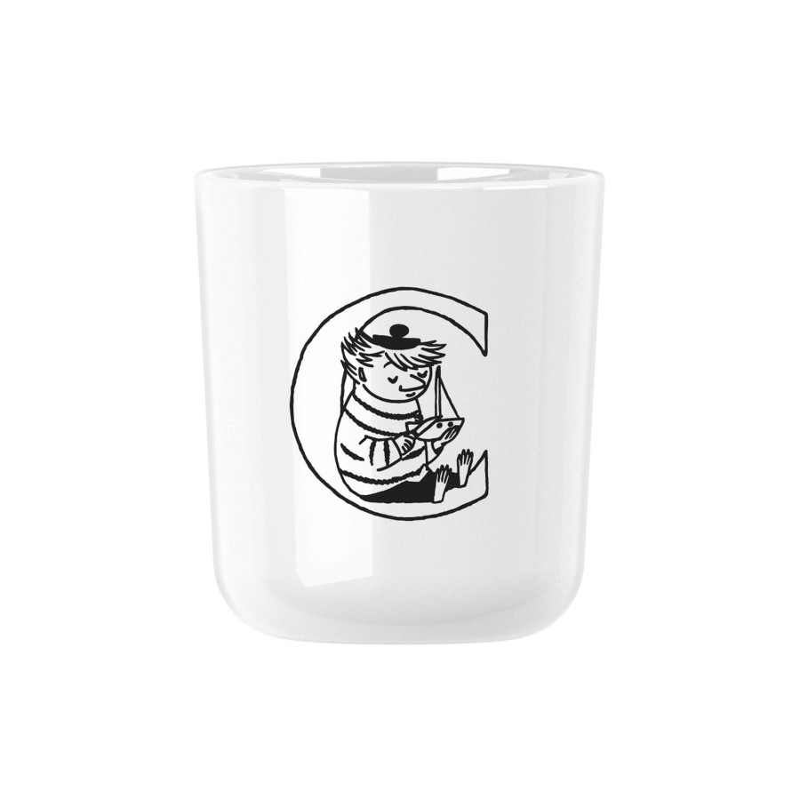 Born RIG-TIG Spiseudstyr | Moomin Abc Kop C, Moomin White