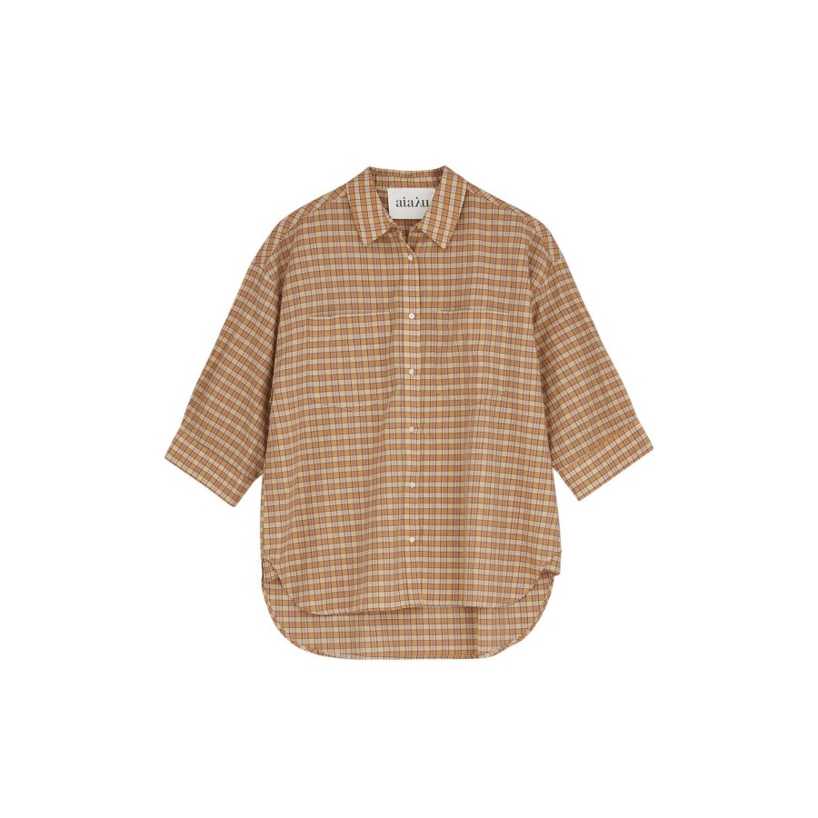 Dame Aiayu Skjorter & Bluser | Short Sleeve Shirt Tile, Mix Tiles