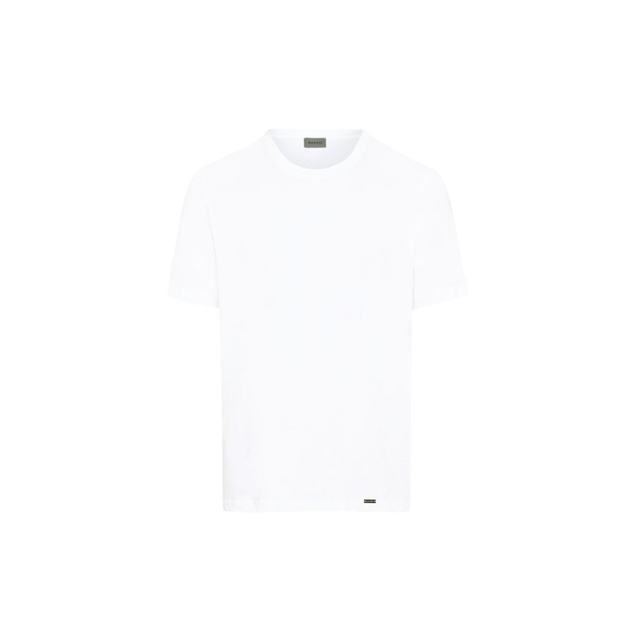 Herre HANRO Undertoj | Living Shirts Ss Shirt, White