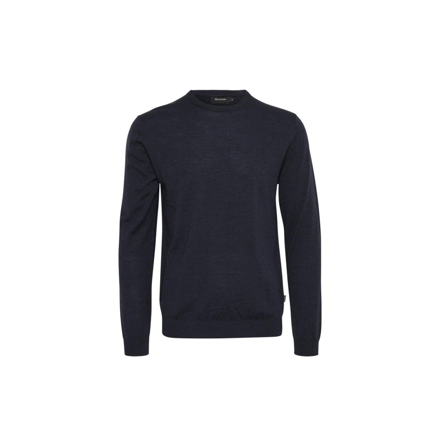 Herre Matinique Strik & Bluser | Margrate Pullover, Dark Navy