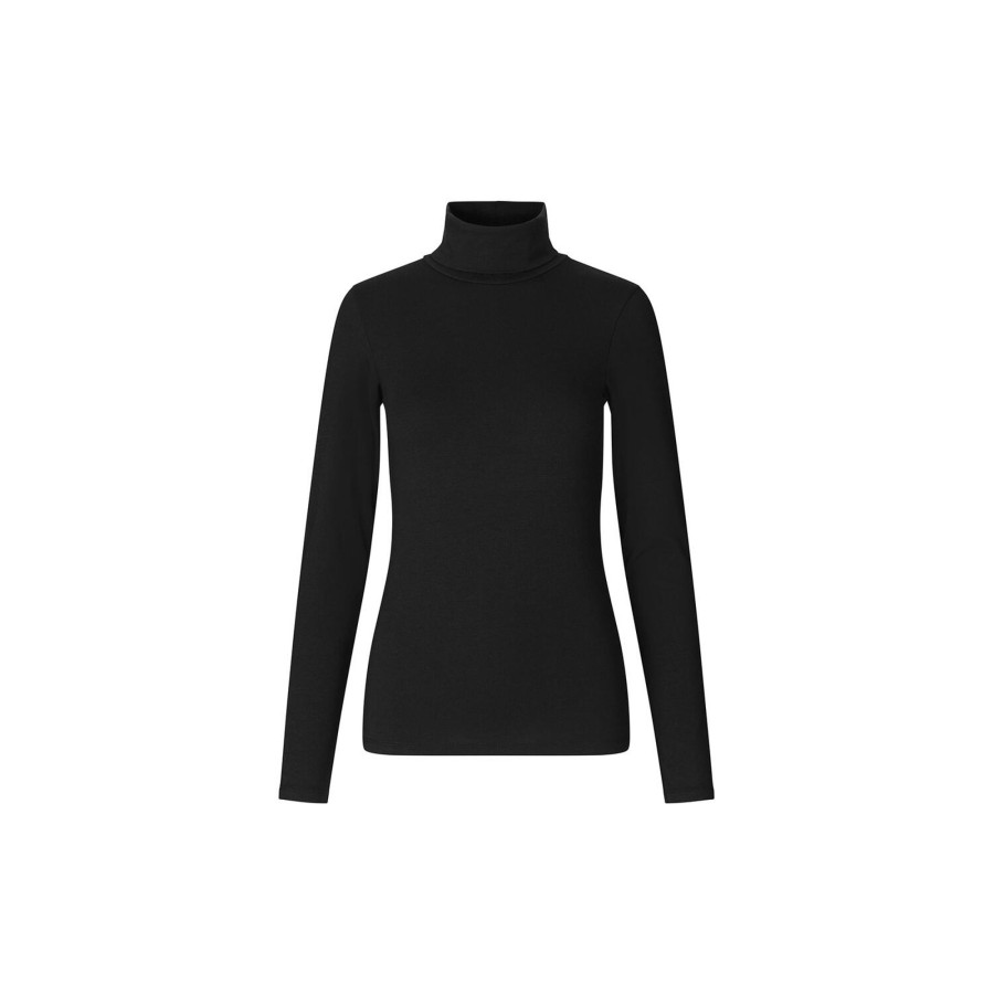 Dame Modström Skjorter & Bluser | Tanner High-Neck, Black