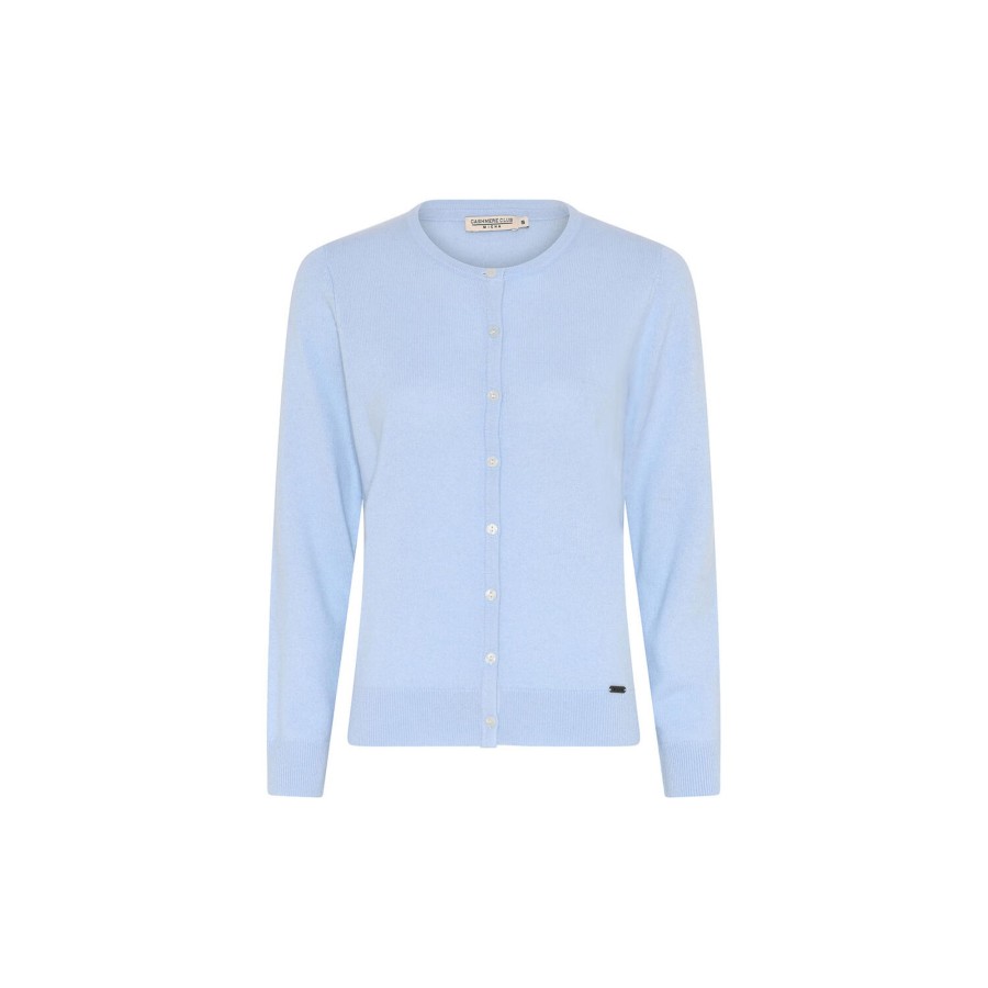 Dame Micha Strik | Elaine Cardigan, Light Blue