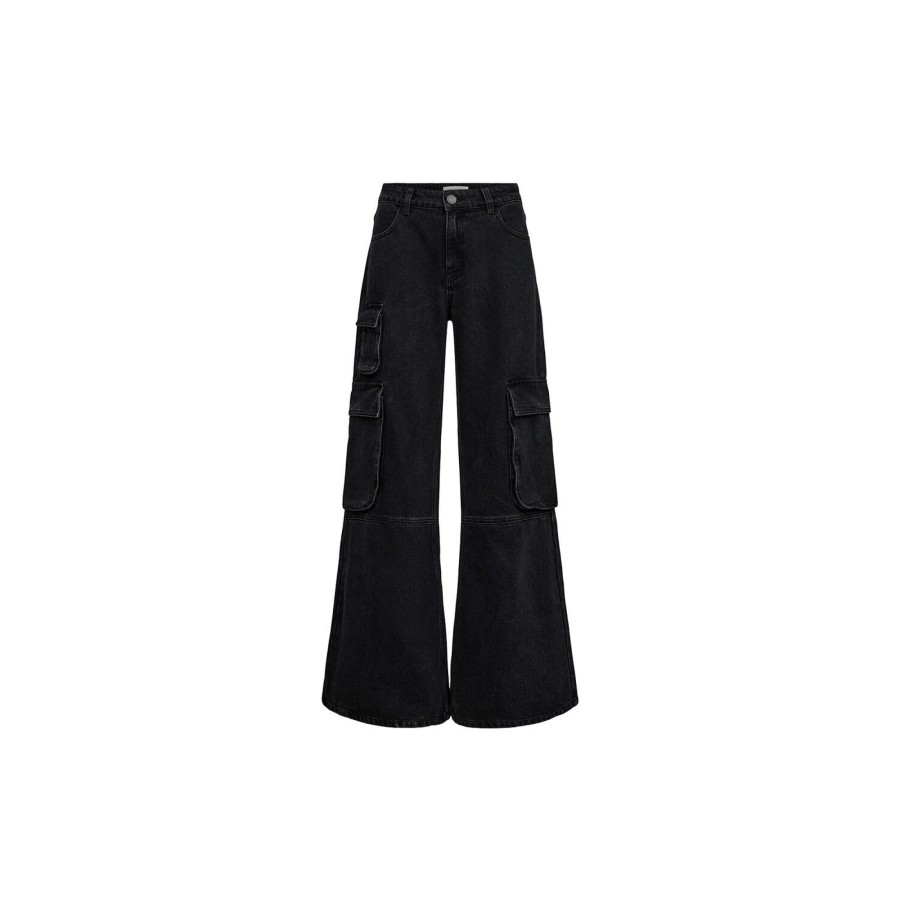 Dame Sofie Schnoor Bukser | Trousers, Washed Black