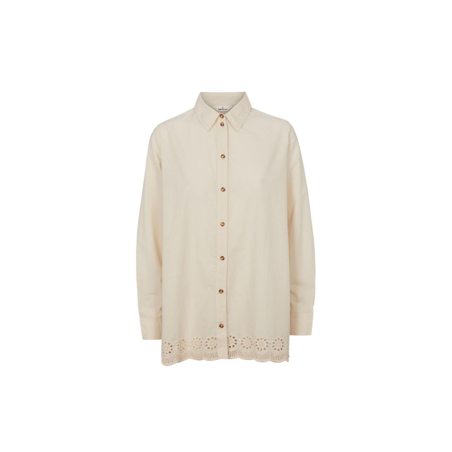 Dame Basic Apparel Skjorter & Bluser | Hyacinth Shirt, Birch