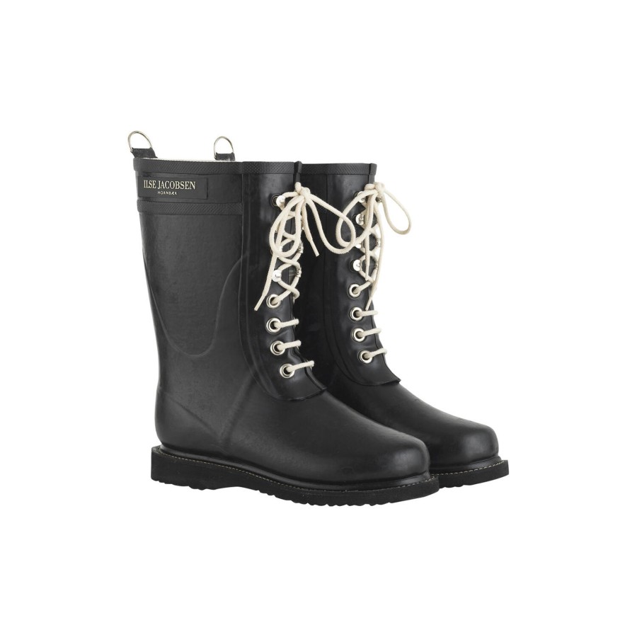 Dame Ilse Jacobsen Hornbæk Gummistovler | Rub15 Rubber Boots, Black