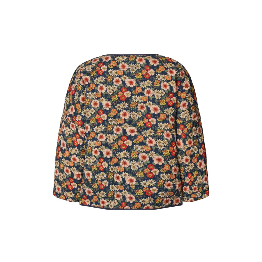 Dame Lollys Laundry Overtoj | Freya Jacket, Flower Print