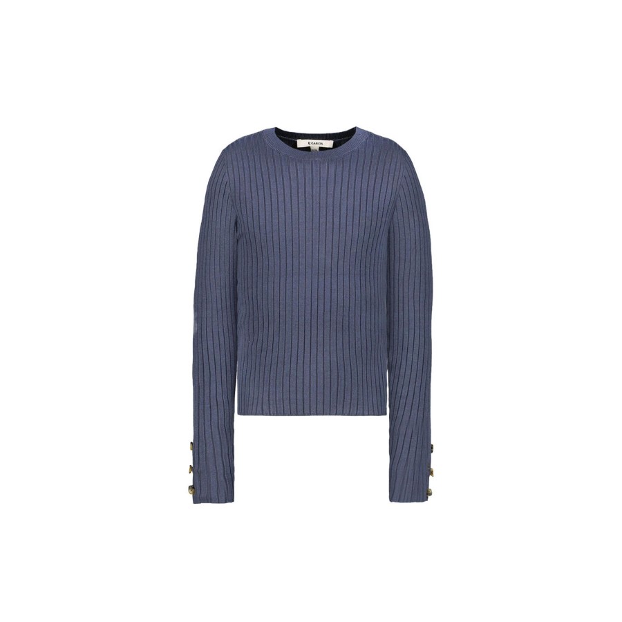 Born Garcia Strik & Cardigans | Girls Pullover, Blue Heather