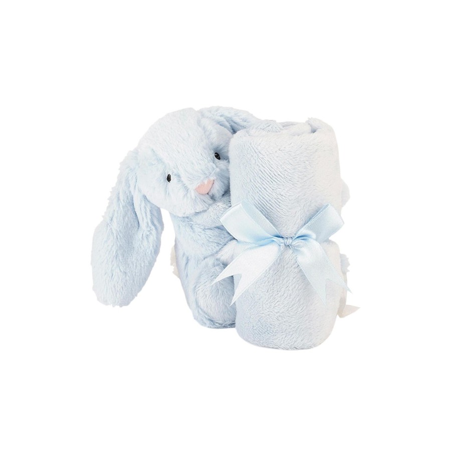 Born Jellycat Pusle Og Pleje | Bashful Kanin Nusseklud, Blue