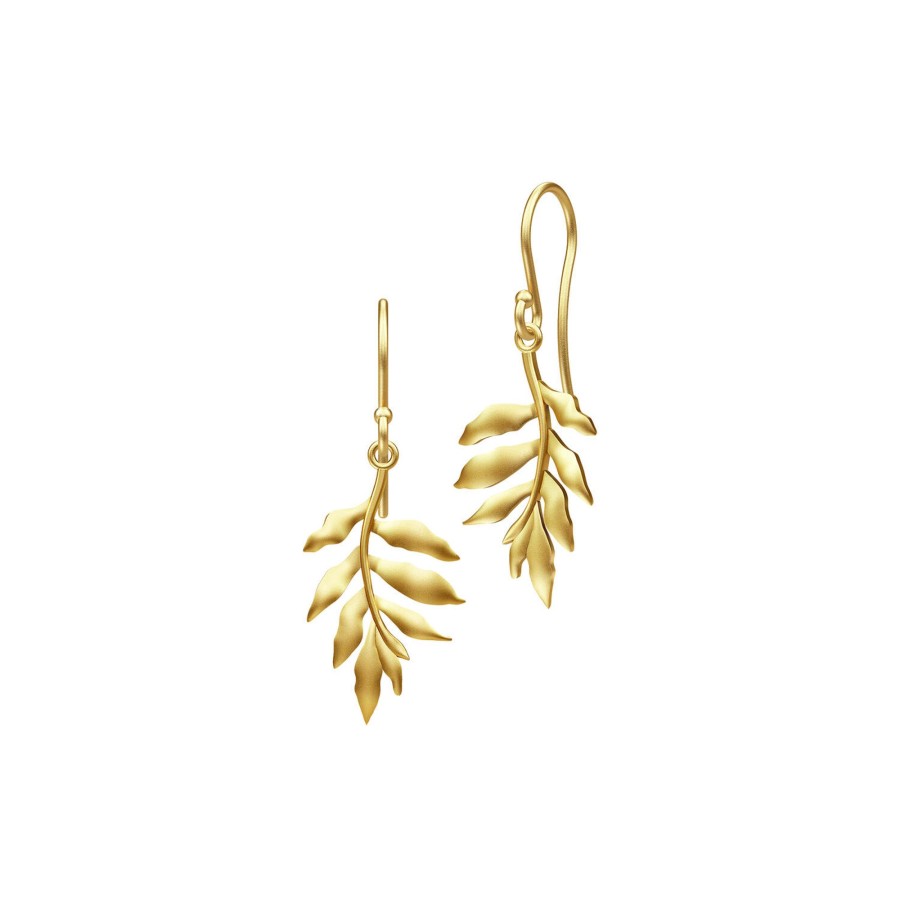 Dame Julie Sandlau Oreringe | Little Tree Of Life Earring, Gold