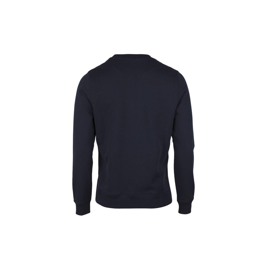 Herre Stenströms Sweatshirts & Sweatpants | Cotton Collage Crew, Navy