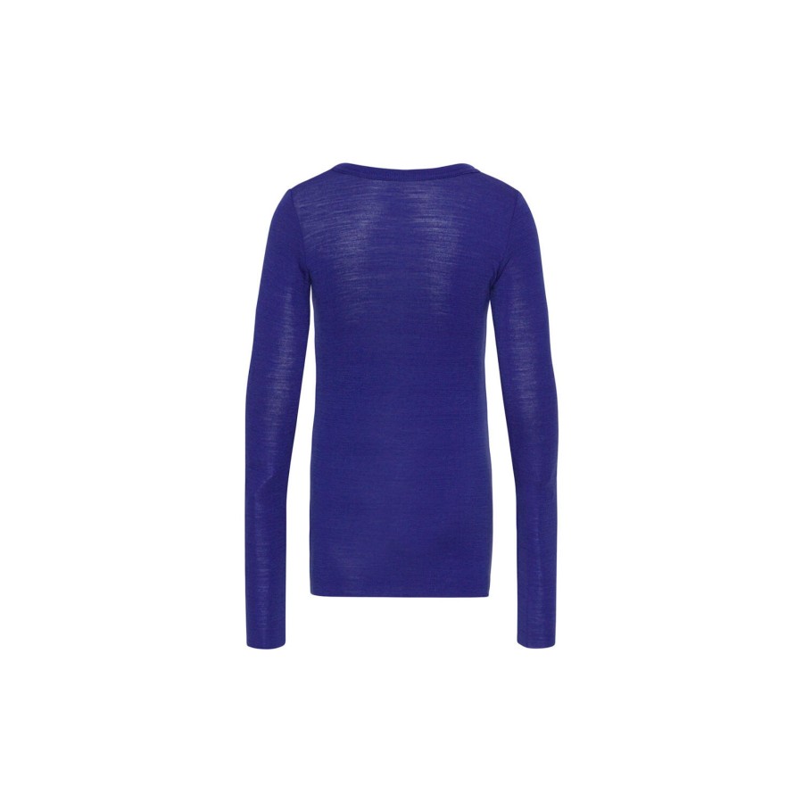 Born Molo T-Shirts & Toppe | Rihanna Wool T-Shirt, Twillight Blue