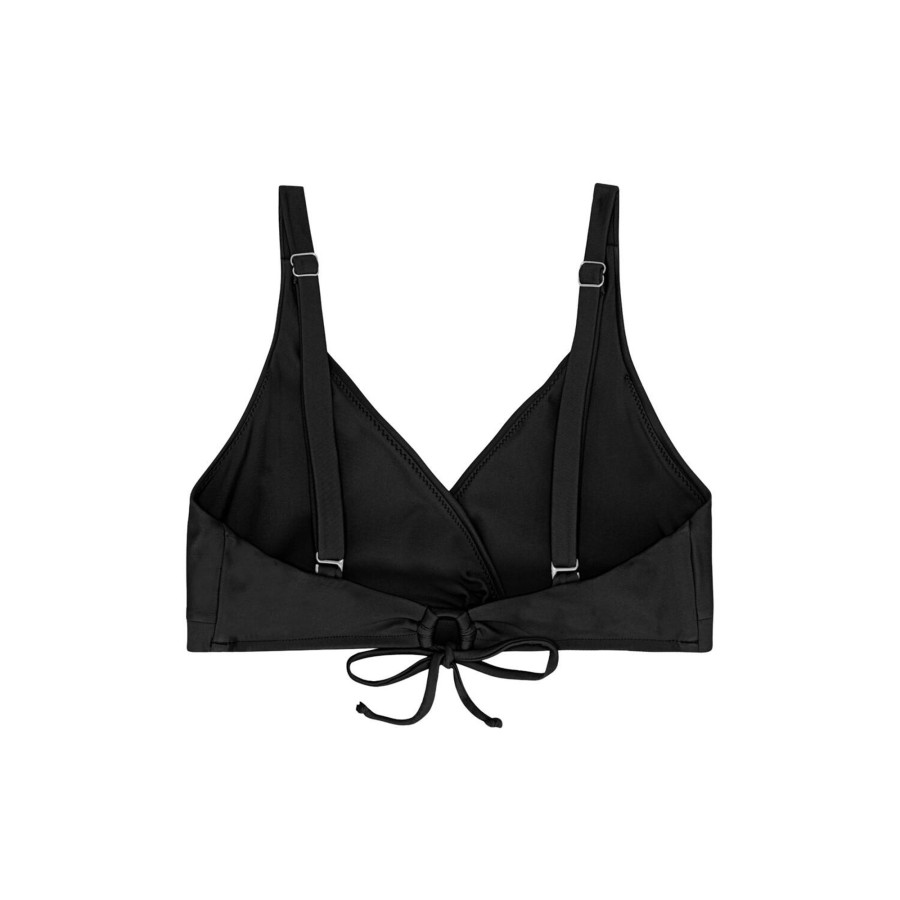 Dame Copenhagen Cartel Lingeri & Badetoj | Istana Draped Bikini Top, Nero