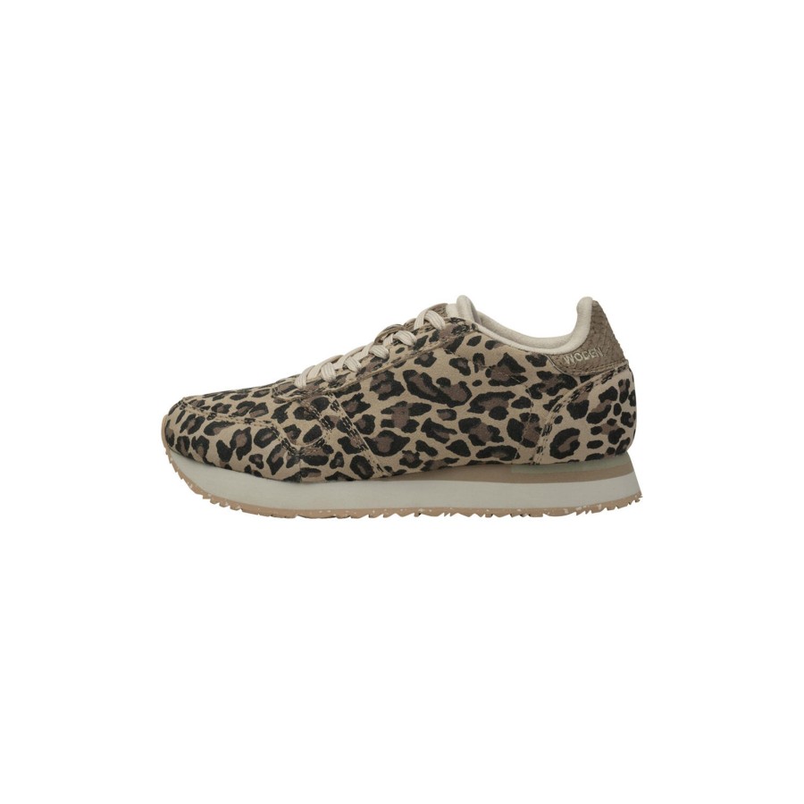 Dame WODEN Flade Sko & Sneakers | Ydun Icon Animal, Leopard